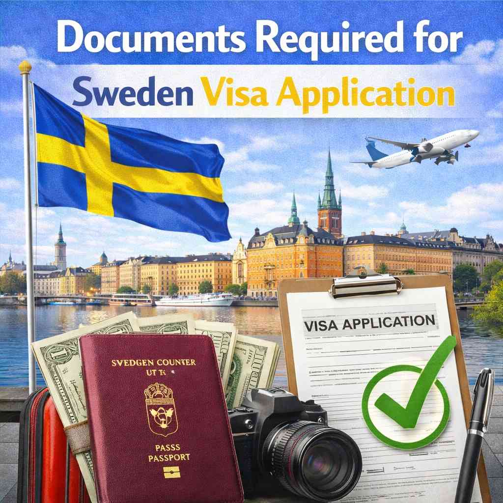 Documents Required for Sweden Visa Application
