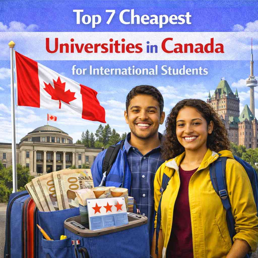 Top 7 Cheapest Universities in Canada for International Students