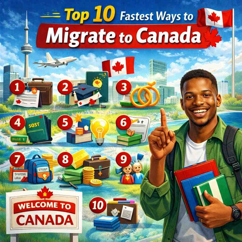 Top 10 Fastest Ways to Migrate to Canada