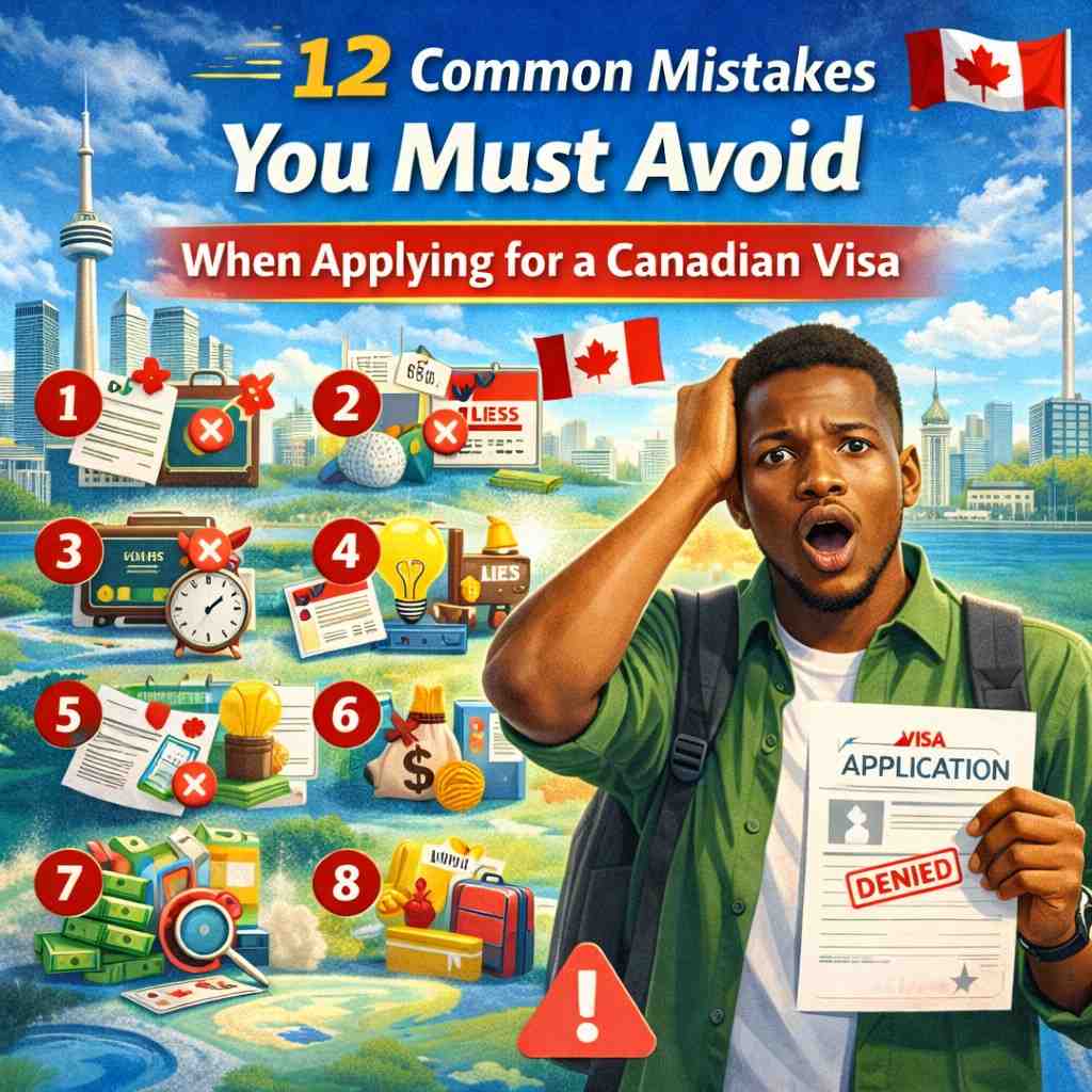 12 Common Mistakes You Must Avoid When Applying for a Canadian Visa