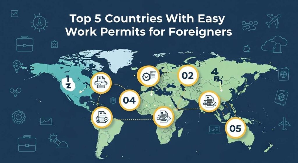 Top 5 Countries With Easy Work Permits for Foreigners